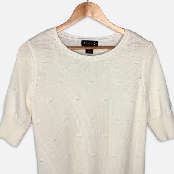 NANETTE by NANETTE LEPORE size M short sleeve pullover sweater - Picture 4 of 5